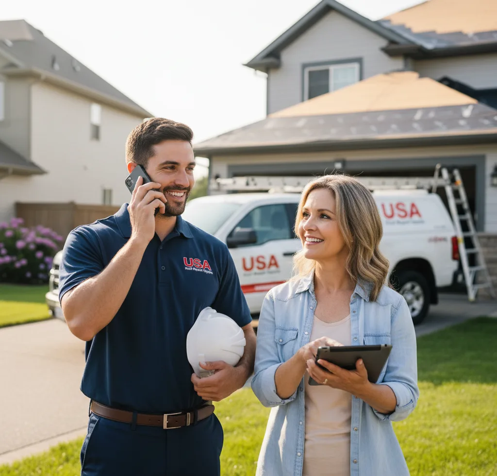 USA Roof Repair Experts customer support in Bland